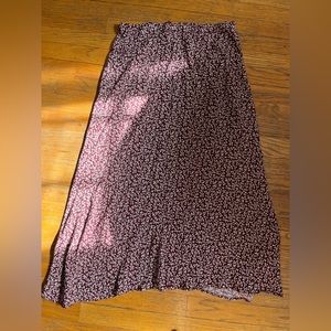 Reformation midi skirt